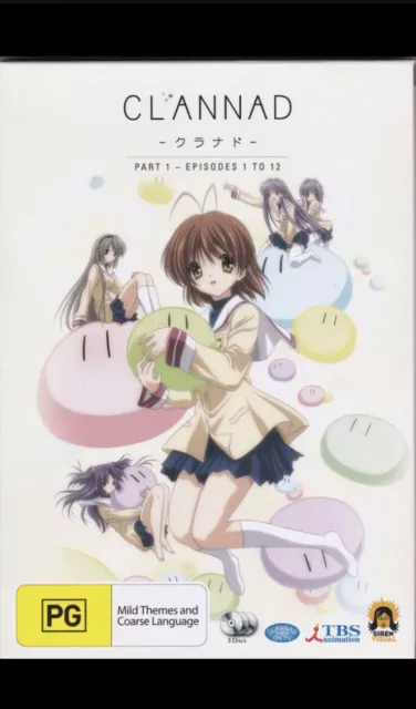 CLANNAD PART 1 Episodes 1 To 12 DVD R4 LIKE NEW ANIME 17.50