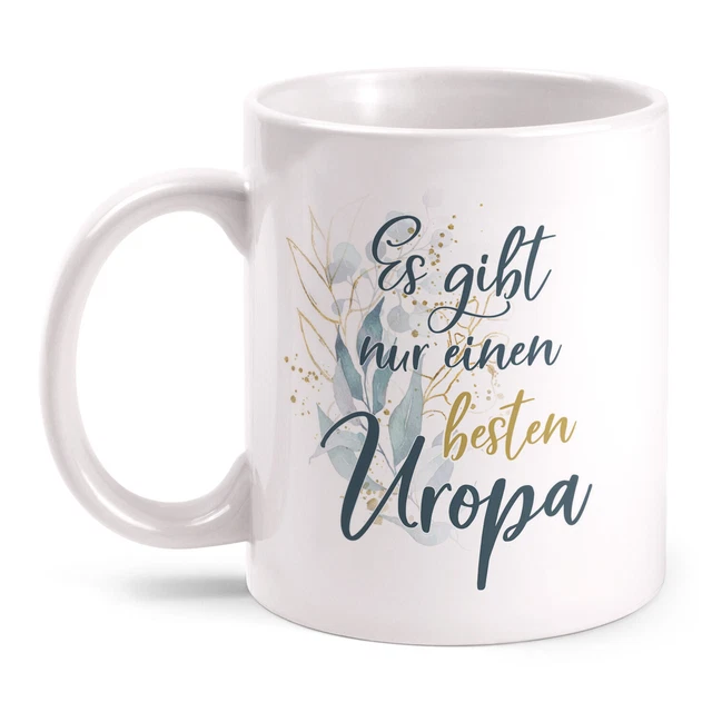 NUR EINEN BESTEN Uropa Tasse mit Spruch GeschenkIdee Opa Geburtstag
