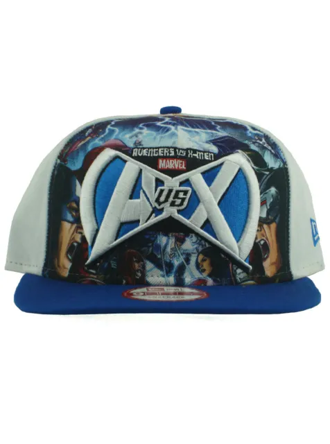 New Era Avengers Vs X-Men 9fifty Snapback Hat Adjustable AVX Marvel Comics White 2