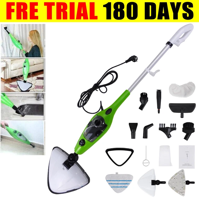 ELECTRICAL HOT STEAM Mop 10 in 1 Cleaner Handheld Upright Floor Carpet