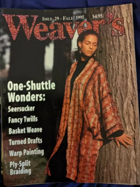 Weaver's Magazine 29 Twills Basket Weave Warp Painting Seersucker Projects