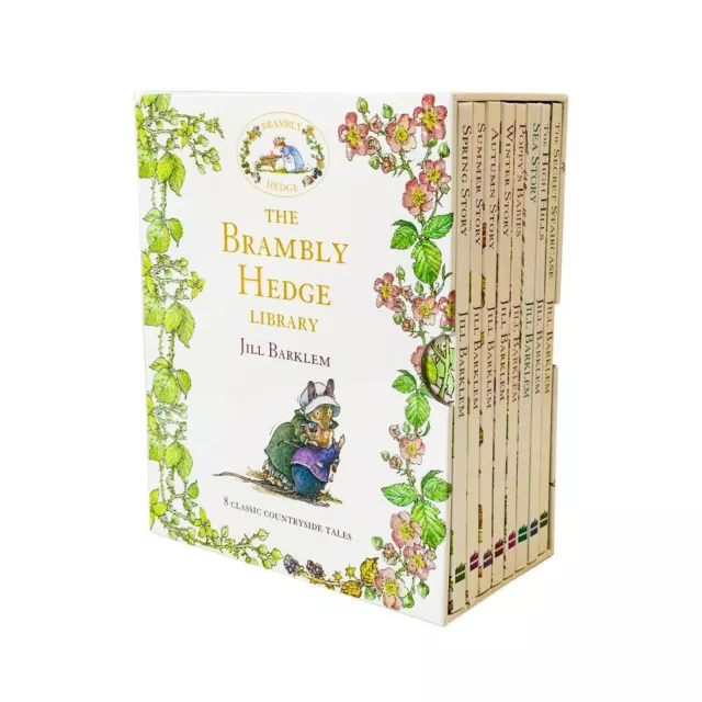 The Brambly Hedge Library 8 Books Set By Jill Barklem - Ages 3-6 - Hardback