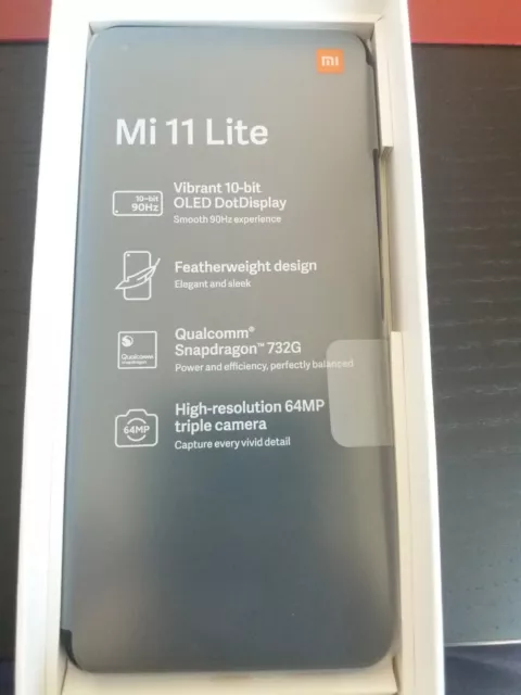 Cellulare Smartphone Xiaomi Mi 11 Lite 6,55" 4G LTE 6GB/64GB Blue Nuovo