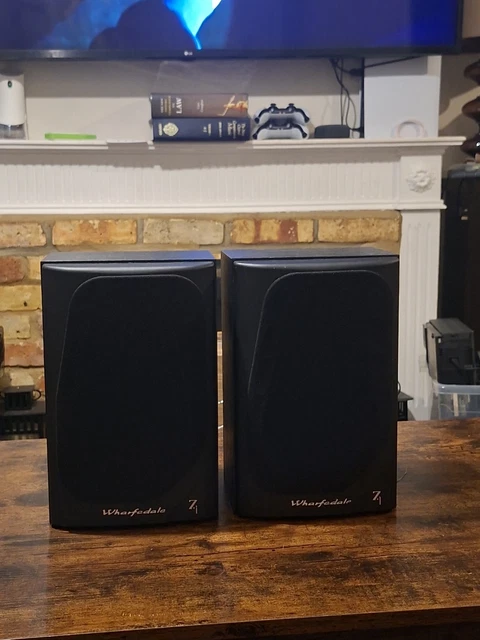WHARFEDALE DIAMOND 7 1 Bookshelf Hi Fi Speakers Pair Black 100W 8 Ohm wharfedale-diamond-7-1-bookshelf-hi-fi-speakers-pair-black-100w-8-ohm