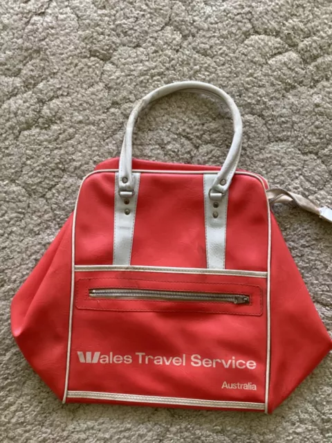 Vintage Wales Bank Travel Carry Bag  (Bank Of New South Wales)