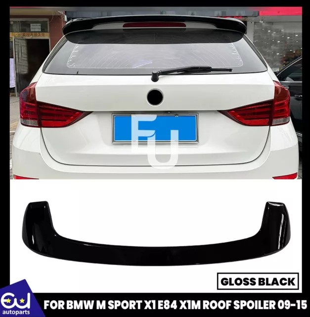 For Bmw X1 E84 X1M Gloss Black Rear Roof Spoiler Boot Wing Lip Body Kit 2009-15