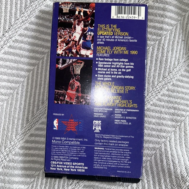 MICHAEL JORDAN COME Fly With Me VHS Sports Illustrated E4 £9.07