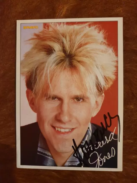 Howard Jones - Handsignierte BRAVO-Autogrammkarte (Original)