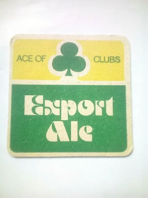 Vintage NORTHERN CLUBS FEDERATION - EXPORT ALE  Cat No'295 Beer mat / Coaster