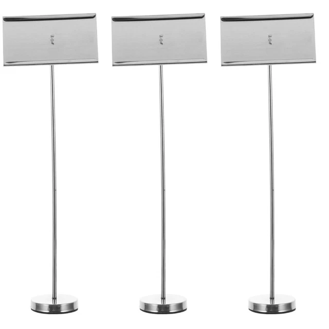 3 piezas soporte de mesa asientos de menú soporte marcador de posición soporte de mesa duradero soporte
