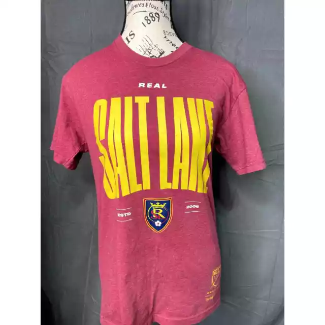 Mitchell Ness Real Salt Lake 2005 MLS Soccer Tee Shirt Size Small