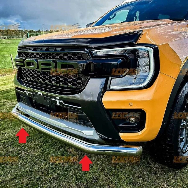 Ranger Raptor Module Protection FORD RANGER RAPTOR Protection Avant Pare-choc Barre Inox Bull Bar 2023 ...