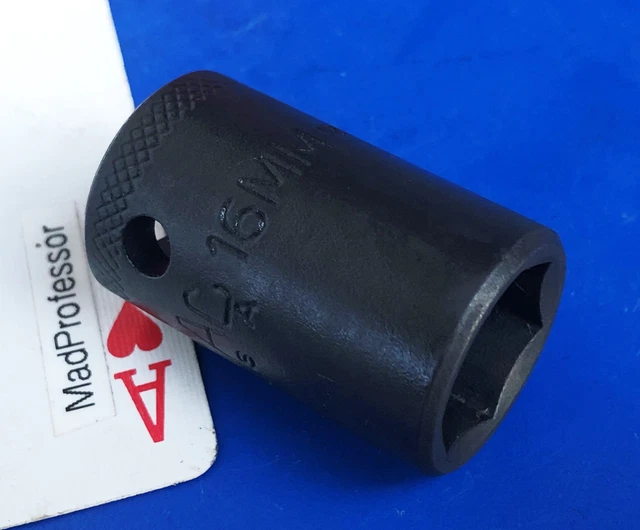 MAC Tools USA 1/2" drive Metric 16mm Shallow 6-point Impact Socket wrench NEW