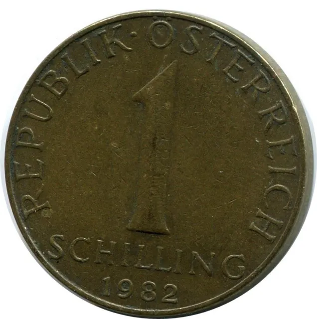 1 SCHILLING 1982 AUSTRIA Coin #AZ555C