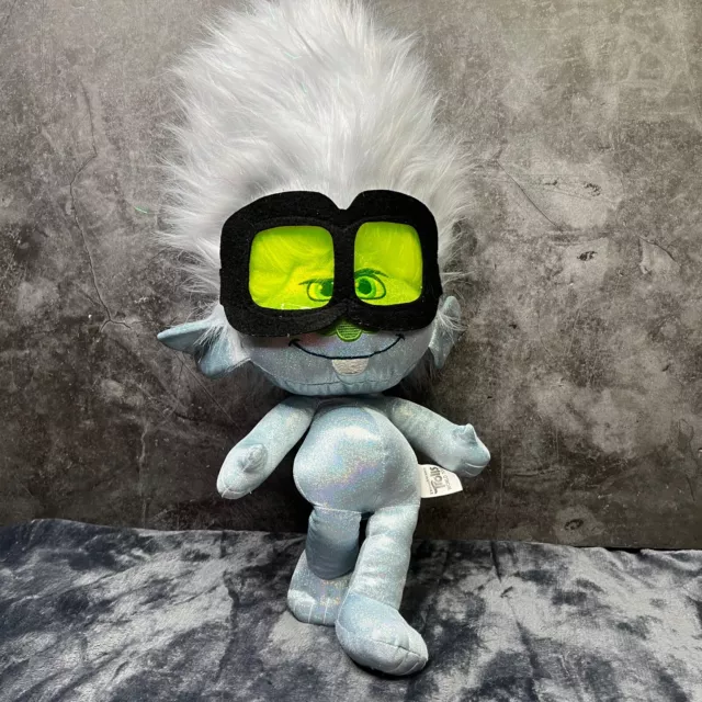 DREAMWORKS TROLLS GUY Diamond Blue Sparkly Plush Soft Toy Doll