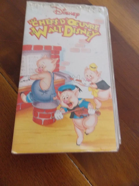 VHS CASSETTE DISNEY Les chefs d'Oeuvre Walt Disney EUR 4,00 - PicClick FR