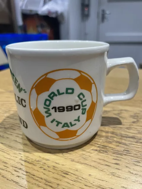 Italia 90 Ireland Vintage Mug Cup Italy You Boy In Green Jack Charlton World Cup