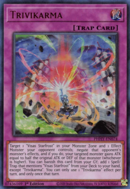 Yugioh! Trivikarma - PHHY-EN074 - Ultra Rare - 1st Edition Near Mint, English