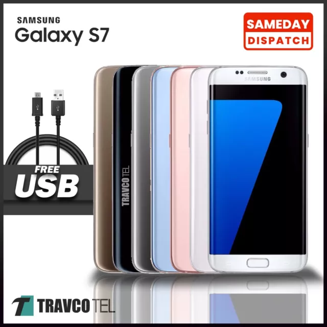 Samsung Galaxy S7 SM-G930F 32GB Unlocked Various Colours Grade A Good