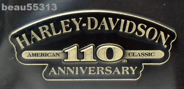 ⭐2013 110th ANNIVERSARY MILWAUKEE WISCONSIN HARLEY DAVIDSON VEST JACKET PIN