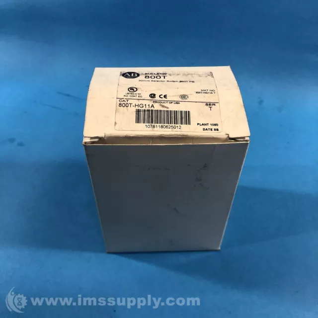 Allen Bradley 800T-HG11A Series T 30mm Selector Switch FNOB