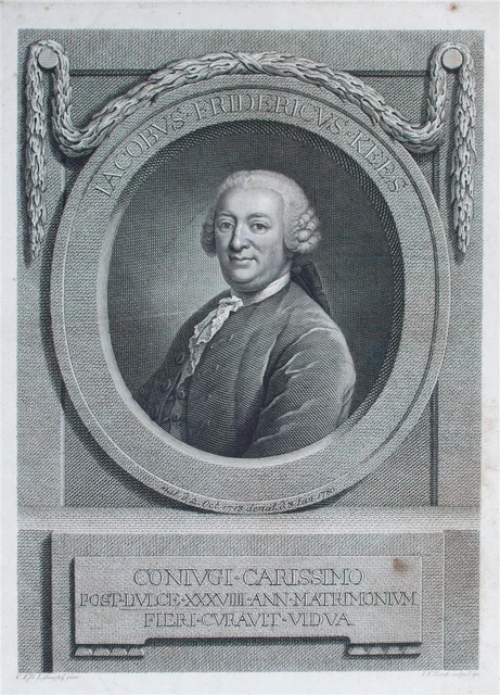 Johann Friedrich Bause - Jacobus Fridericus Kees - Kupferstich - o.J.