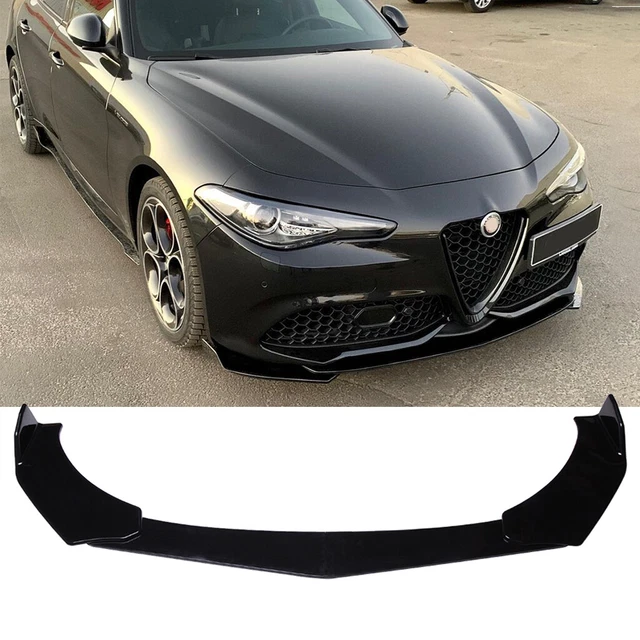 Polished Polypropylene Car Front Spoiler Splitter Auto Bumper Lip Sporty  Look 72