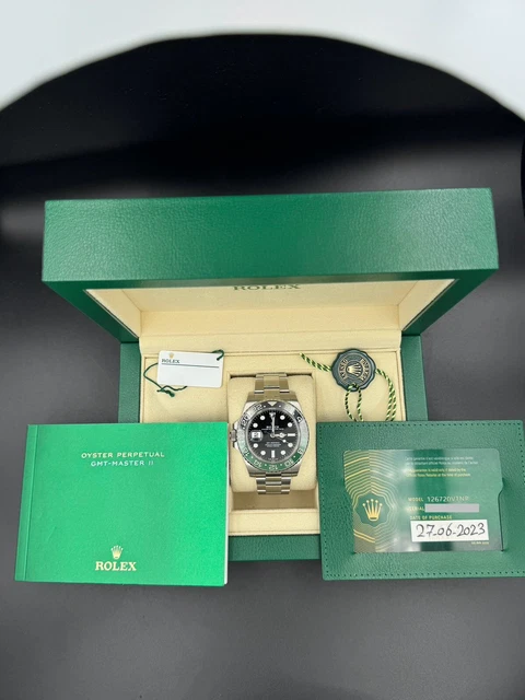ROLEX GMT-MASTER II Sprite Watch - Oyster Strap - Full Set- 2023 ...