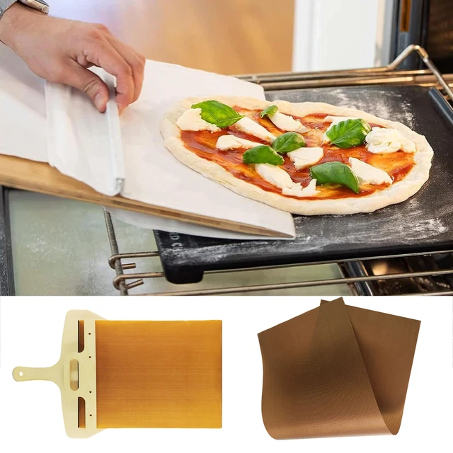 Pizza Turning Peel Food Grade Pizza Shovel with Handle Household Pizza Spatula