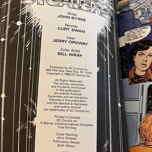 Superman The Earth Stealers Graphic Novel Comic, 1988 3