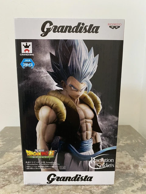 Nuova action figure Banpresto Gogeta Dragon Ball Super Grandist 20 cm multico