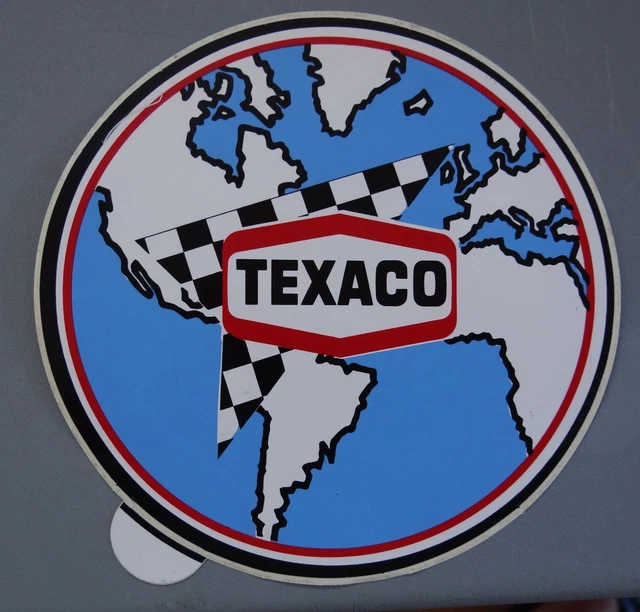 Promotional Stickers Texaco Globe 14 CM 70er Classic Car Motorsport Workshop Gas