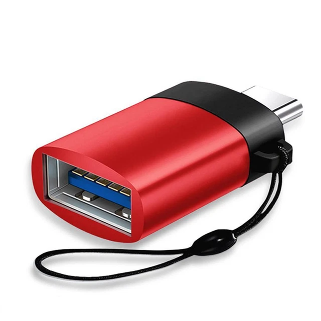 Adaptateur USB Poppstar – Mâle Type-C Vers Femelle Type-A USB 3.0 – Vitesse USB 3.1 Gen 1