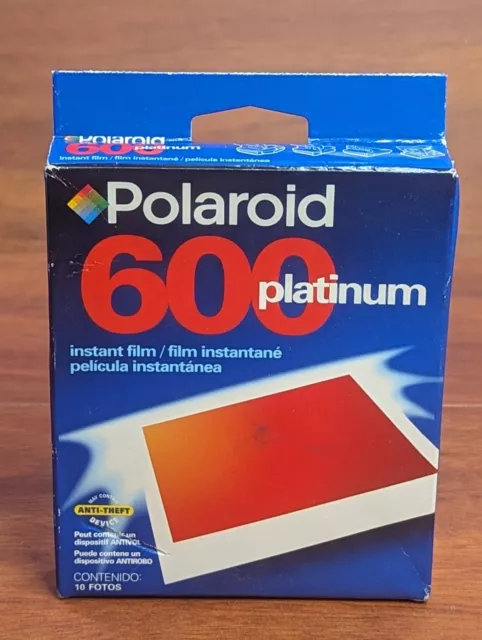 Vintage Polaroid 600 Platinum Instant Film Pack 10 photos SEALED! EXPIRED 07/01