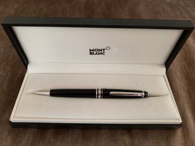 Brand New MONT BLANC Meisterstuck Classique Platinum-Coated Ballpoint Pen