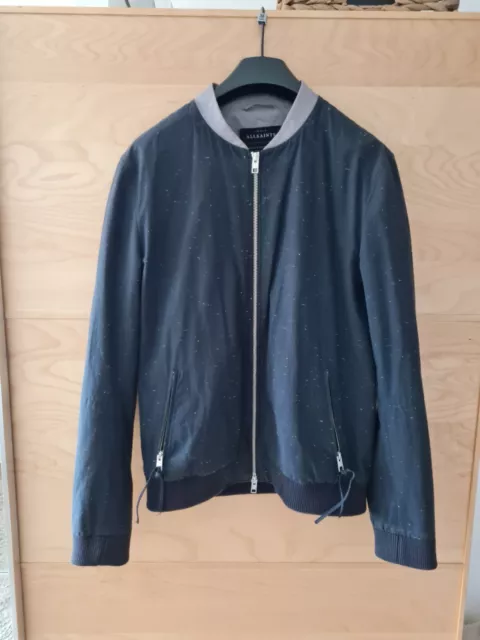 MEN S ALL SAINTS Khaki Kitson Bomber Jacket Small RRP 228 60.00 PicClick UK
