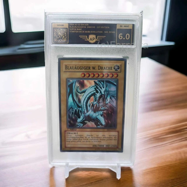 Carte Yu-Gi-Oh! LDS1-DE001 - Dragon Noir Aux Yeux Rouges (Édition 1ère, Ultra Rare, Allemand) - État Near Mint/Mint - 11