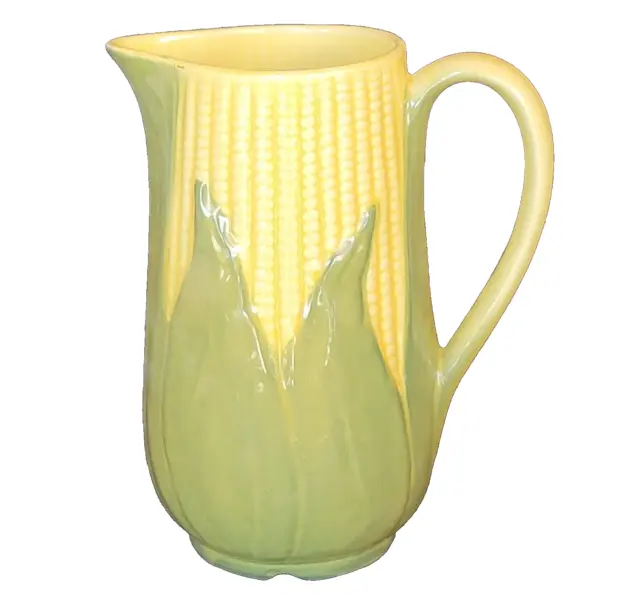 Vintage Shawnee Pottery Corn King Large 8" Pitcher # 71  U.S.A.