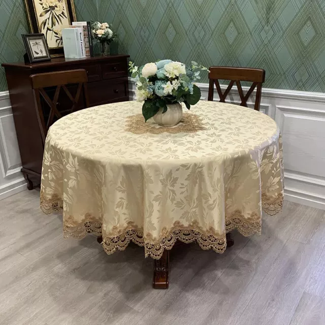 Round Art Round Table Cloth Simple Household TableCloths Dust Cover