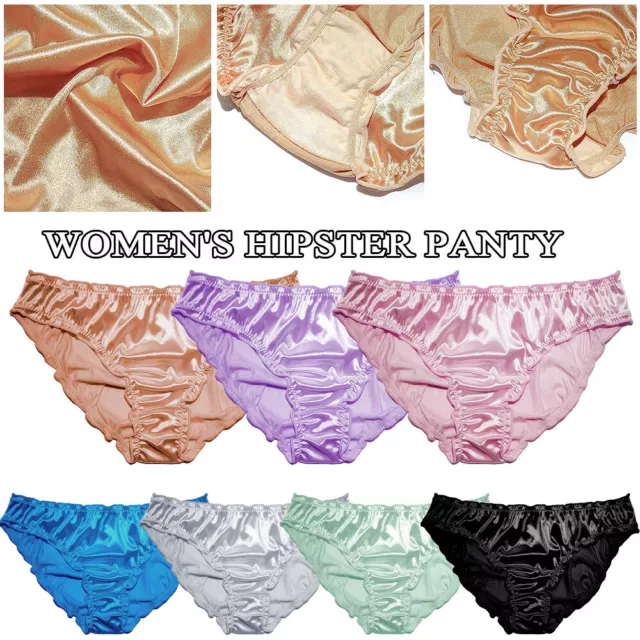 Nahtlose Atmungsaktive Weiche G-String-Tangas Für Damen Satin-Slip Höschen O