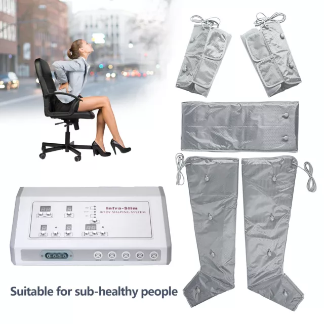 Air Pressure Suit Far Infrared Lymph SPA Weight Reduction Pressotherapy Slimming