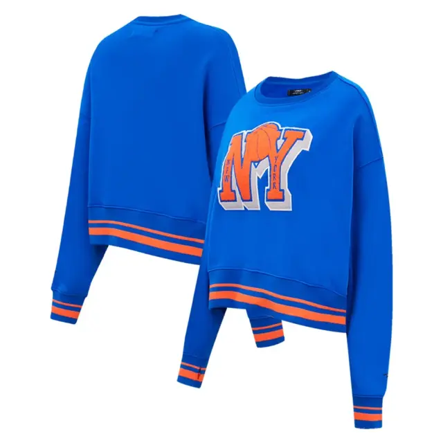 New York Knicks Sweatshirt (Größe S) Damen Pro Standard NBA Logo Schweiß - Neu