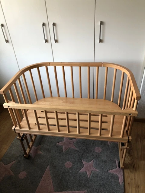 babybay Maxi Beistellbett extra groß, Stubenwagen, für Zwillinge geeignet