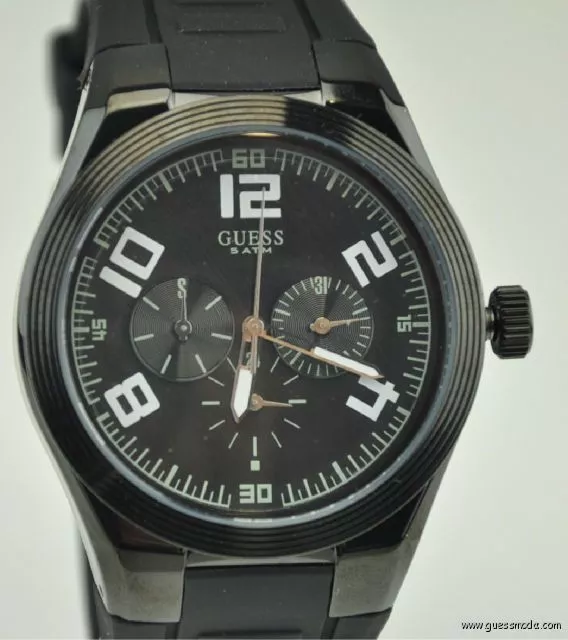 New Trend Limited GuEsS Watch Men Steel Black Multifunction