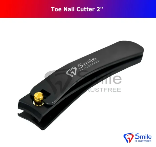 Black Professional Toe Nail Cutter Clipper Chiropody Heavy Duty - Thick Nails 2