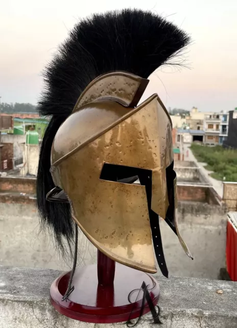 Casco Espartano Película Medieval 300 Rey Leónidas Disfraz Caballero Guerrero Armadura