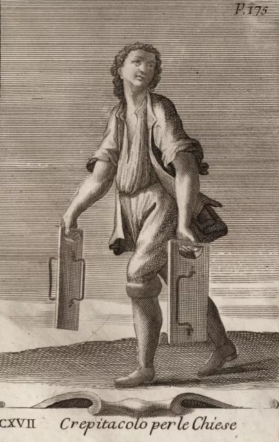 TROCCOLA - Bonanni - Westerhout - Kupferstich 1716