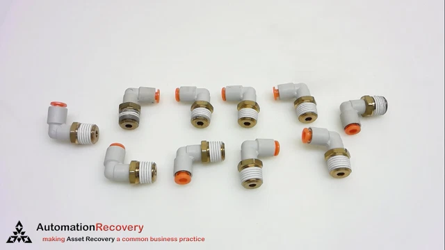 Smc Kq2L05-02S  Male Elbow Fitting, Tubing O.d: 3/16", See Desc #242198