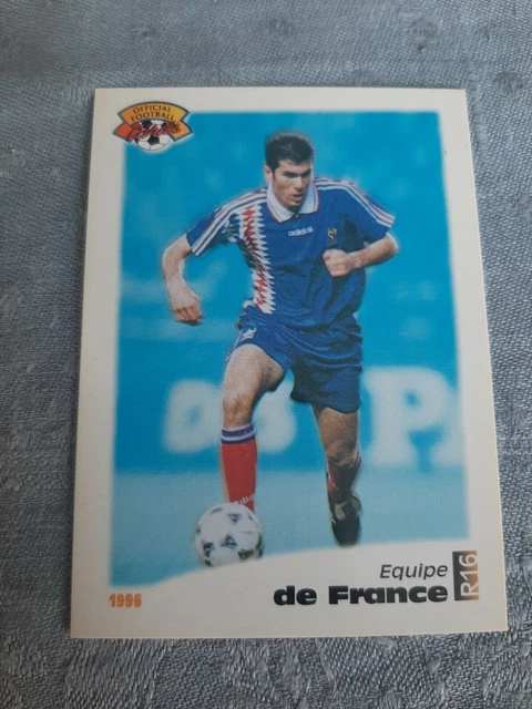 Carte PANINI FOOT / 1996 / ZINEDINE ZIDANE No 119