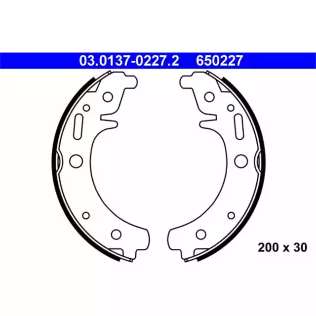 ATE Bremsbacken vorne für Trabant P601 0,6 1966-1990